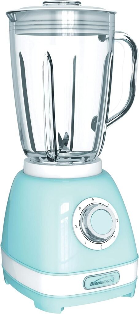 Brentwood Appliances JB-330BL 2-Speed Retro Blender with 50-Ounce Plastic Jar